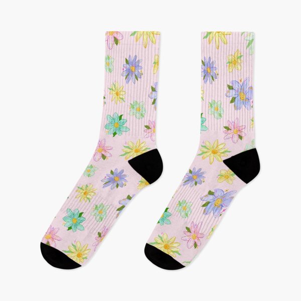 Item preview, Whimsical Pastel Flowers designed and sold by DrawnByAsh.