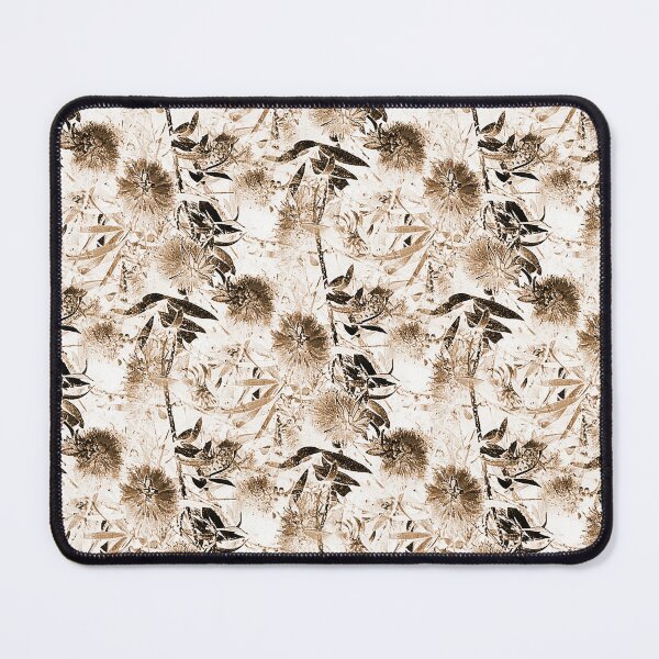 Item preview, Bottlebrush Tree Pattern in Monochromatic Beige designed and sold by Artistestella.