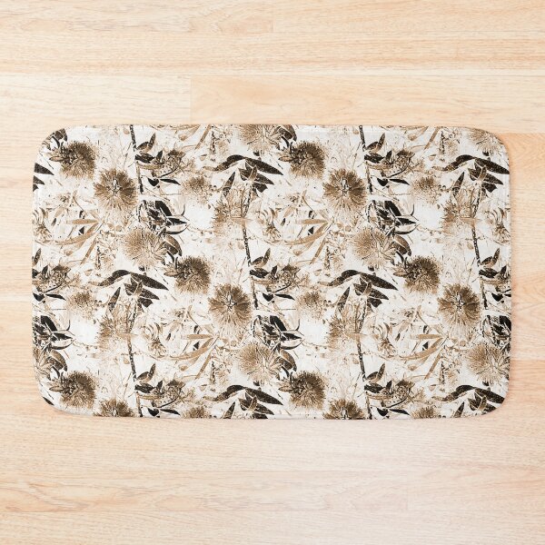 Item preview, Bottlebrush Tree Pattern in Monochromatic Beige designed and sold by Artistestella.