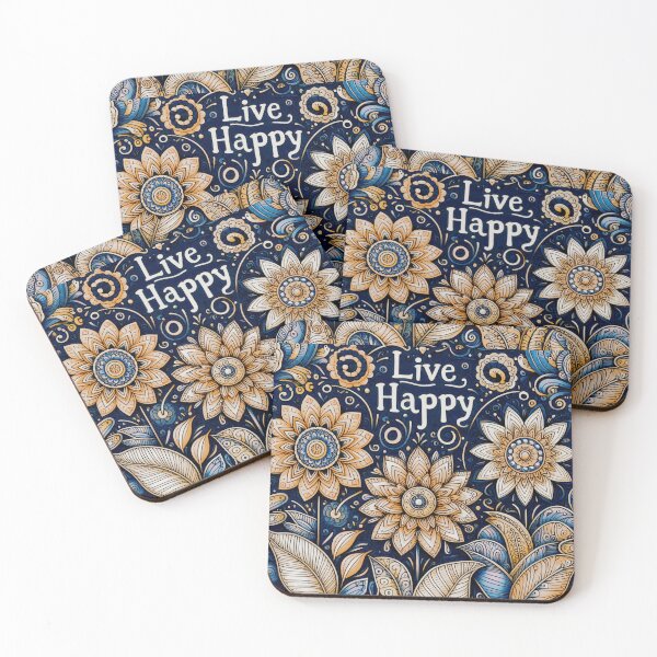 Item preview, Live Happy designed and sold by Beyond The Canvas.