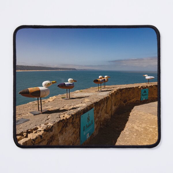 Item preview, This Nazaré Lighthouse Gulls View designed and sold by PsychoAlien.com.