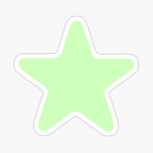 Item preview, lime green star designed and sold by paladinprints.