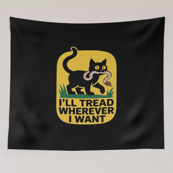 Item preview, I'll Tread Wherever I Want T Shirt, No Step on Snek designed and sold by splindoershop.
