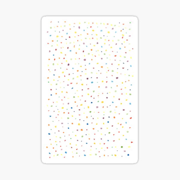 Colorful Confetti Sticker