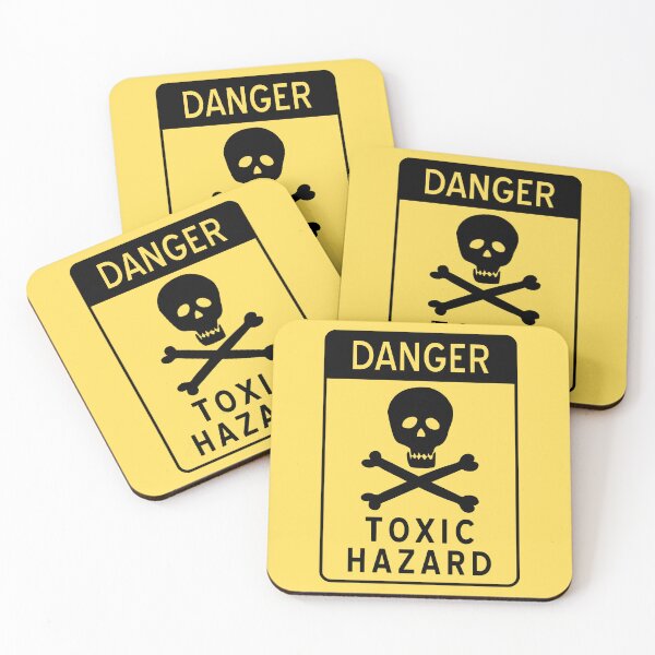 Item preview, Toxic Symbol Design – Bold Danger Sign designed and sold by Ching Teoh.