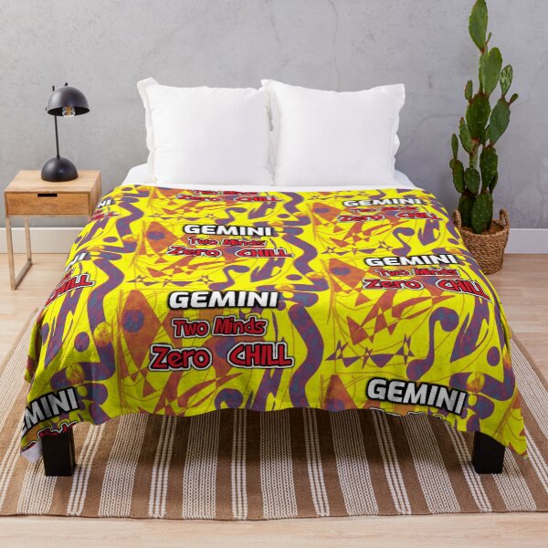 Item preview, Gemini Two Minds Zero Chill funny saying designed and sold by SmashingDeals.
