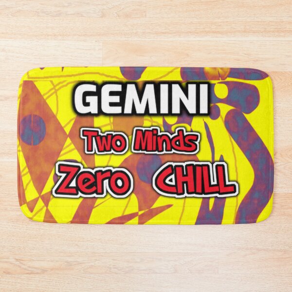 Item preview, Gemini Two Minds Zero Chill funny saying designed and sold by SmashingDeals.