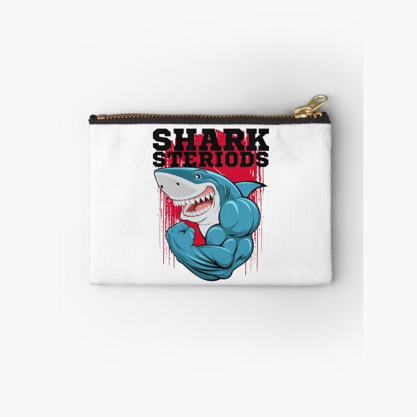 Item preview, Shark Steroids Cartoon — Funny Jacked Shark designed and sold by pUNKnown.