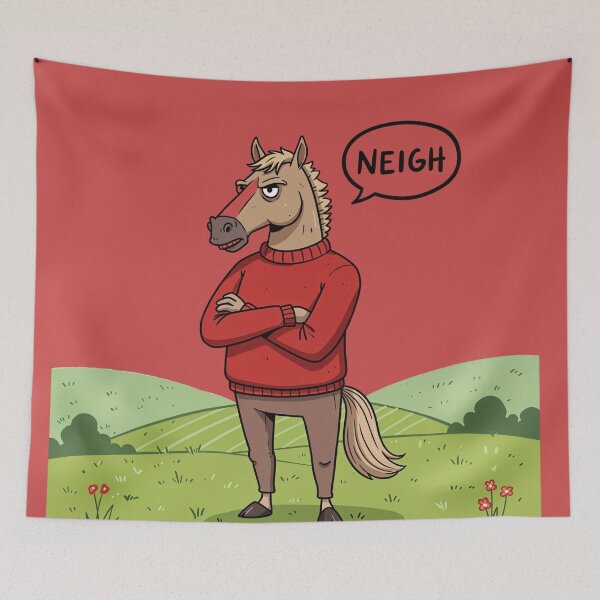 Item preview, Neigh Sayer Shirt – Opinionated Horse Pun Tee – Sassy Animal Design designed and sold by Collision19.