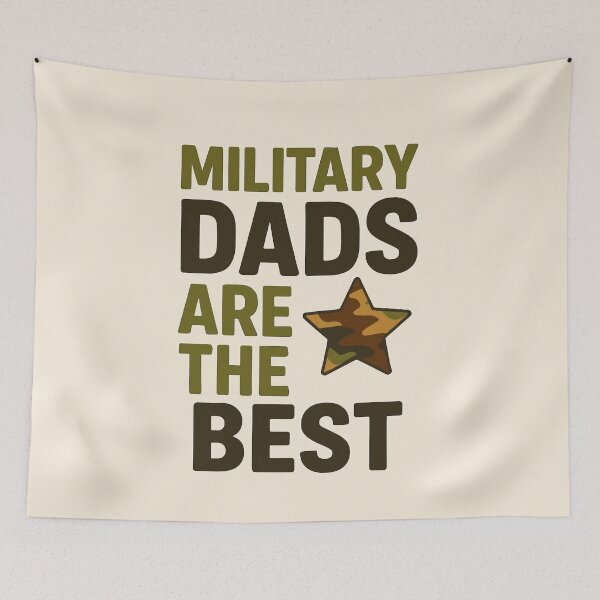 Item preview, Military Dads Are the Best – Camo Star Design designed and sold by Artbyminga.