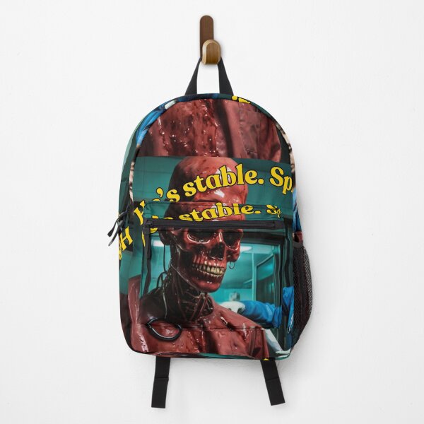 Item preview, He’s Stable. Spiritually. — Dark Hospital Humor designed and sold by Artitude Studio.
