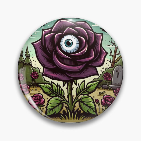 Item preview, Rose flower with an eye designed and sold by DarkWitch03.