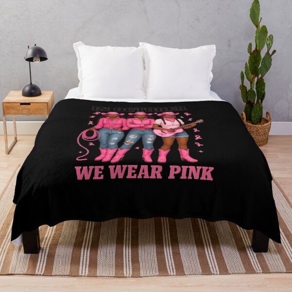 Item preview, In October We Wear Pink Western Cowgirl Breast Cancer designed and sold by diyoor.