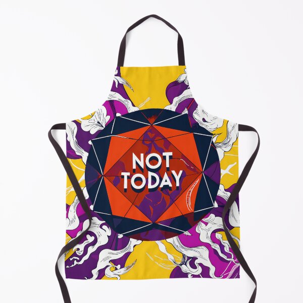 Item preview, Abstract "Not Today" with Geometric and Flowing Elements designed and sold by ART ATTACK ZONE.