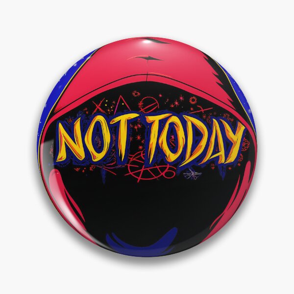 Item preview, "Not Today" Hooded Figure in Cosmic Scene designed and sold by ART ATTACK ZONE.