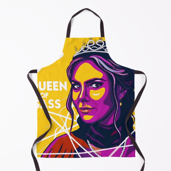 Item preview, Vibrant Portrait Declaring "Queen of Sass" designed and sold by ART ATTACK ZONE.