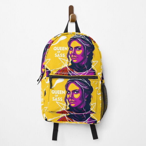Item preview, Vibrant Portrait Declaring "Queen of Sass" designed and sold by ART ATTACK ZONE.