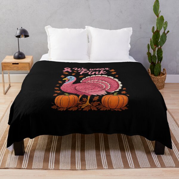Item preview, Thanksgiving Turkey Breast Cancer Awareness We Wear Pink designed and sold by diyoor.