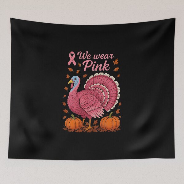 Item preview, Thanksgiving Turkey Breast Cancer Awareness We Wear Pink designed and sold by diyoor.