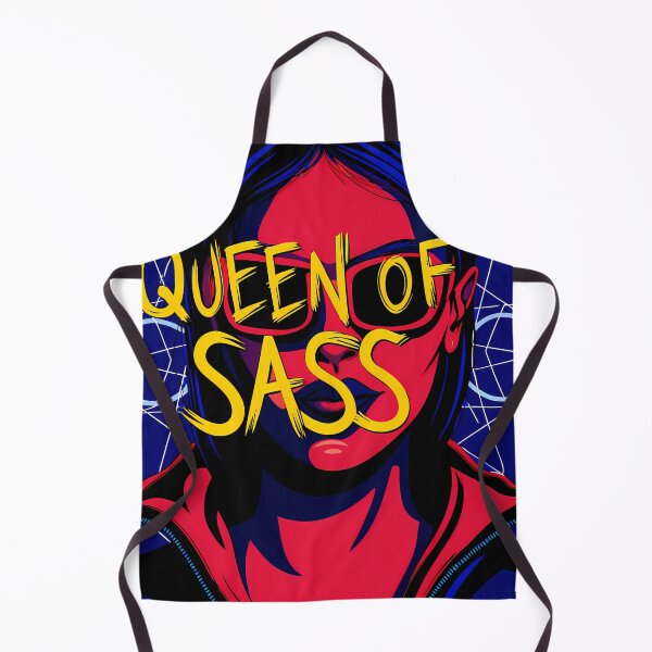 Item preview, Bold "Queen of Sass" Portrait Illustration designed and sold by ART ATTACK ZONE.