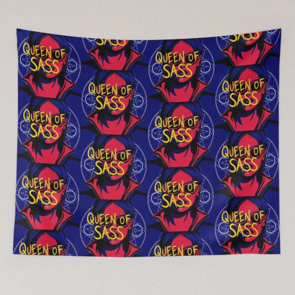Item preview, Bold "Queen of Sass" Portrait Illustration designed and sold by ART ATTACK ZONE.