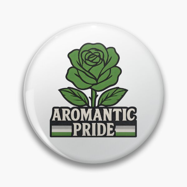 Item preview, Aromantic Pride Green Rose & Flag - Bold Graphic Art designed and sold by Haus Of Sin.