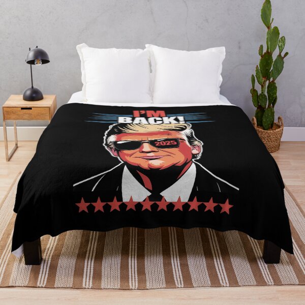 Item preview, I'm Back Trump T-shirt Donald Trump 2024 Re-election designed and sold by splindoershop.