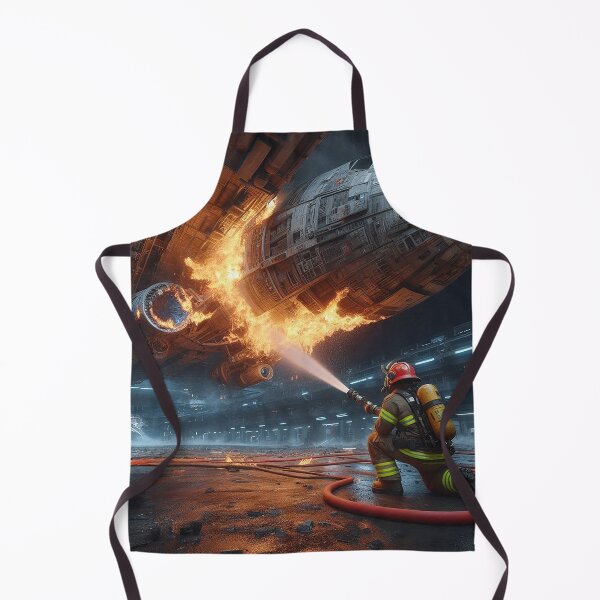 Item preview, Fire In the Space Station Hangar Bay designed and sold by nikkolaus.
