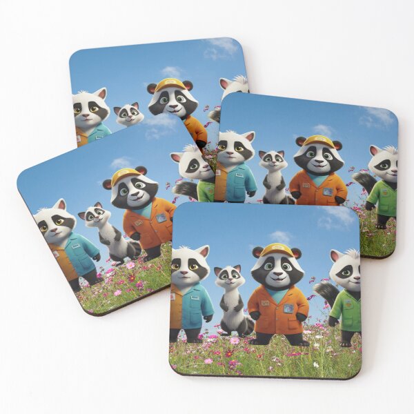 Item preview, Explorer Raccoon Family – Friendship and Adventures in Nature designed and sold by Artitude Studio.