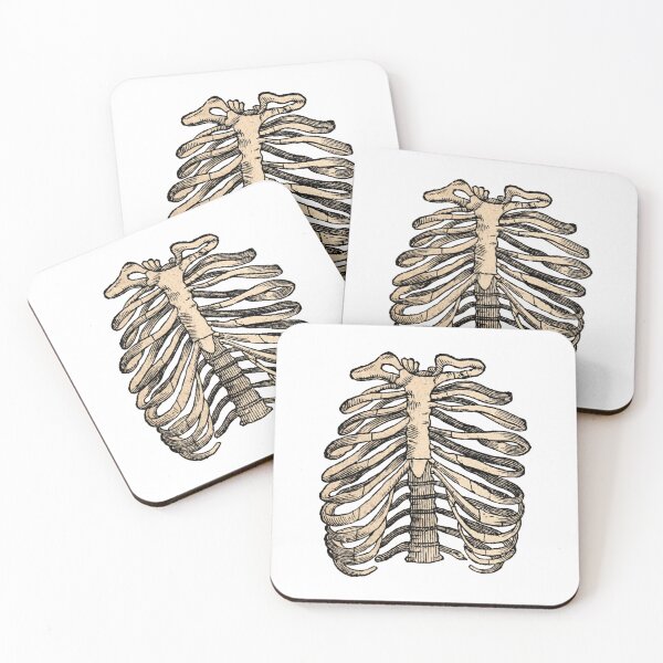 Item preview, Vintage Ribcage Medical Drawing  designed and sold by HawthorneFlame.