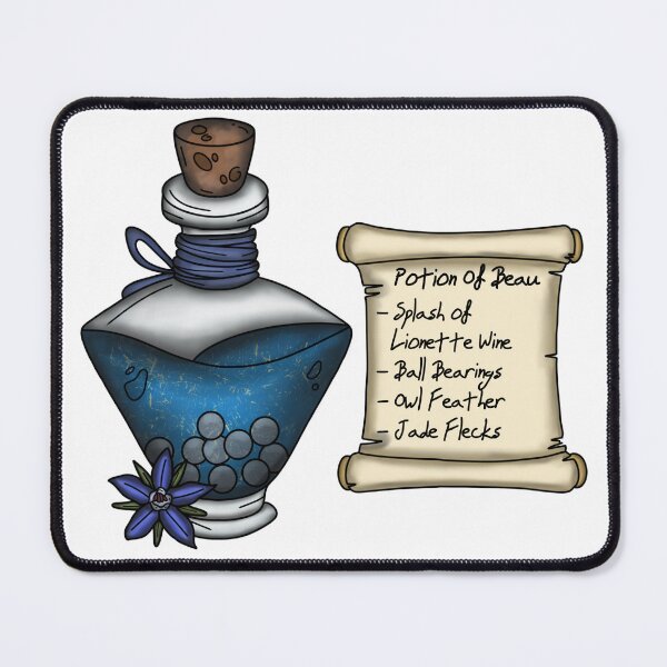 Item preview, Beauregard Potion Ingredient List designed and sold by LunarAshes.