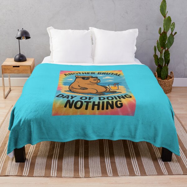 Item preview, Another Brutal day of doing nothing (Capybara) designed and sold by Promptwear.0.
