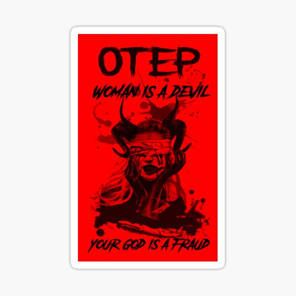 Item preview, WOMAN IS A DEVIL designed and sold by Otep Merch.