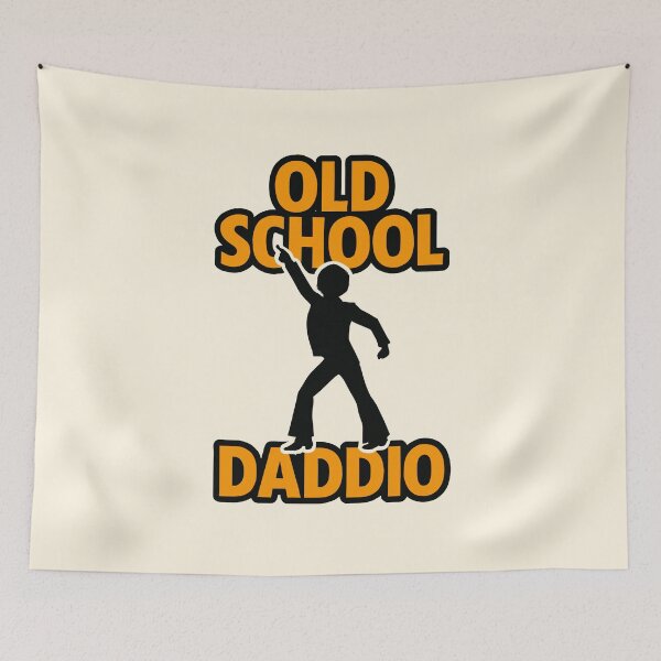 Item preview, Old School Daddio – Retro Disco Dad Design designed and sold by Artbyminga.