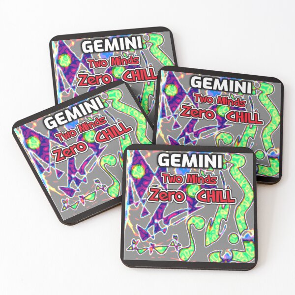 Item preview, Gemini  Two Minds Zero Chill funny quote designed and sold by SmashingDeals.