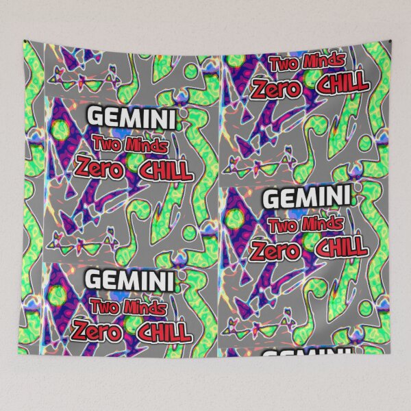 Item preview, Gemini  Two Minds Zero Chill funny quote designed and sold by SmashingDeals.