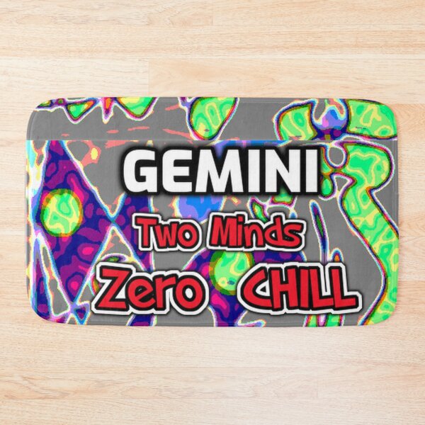 Item preview, Gemini  Two Minds Zero Chill funny quote designed and sold by SmashingDeals.