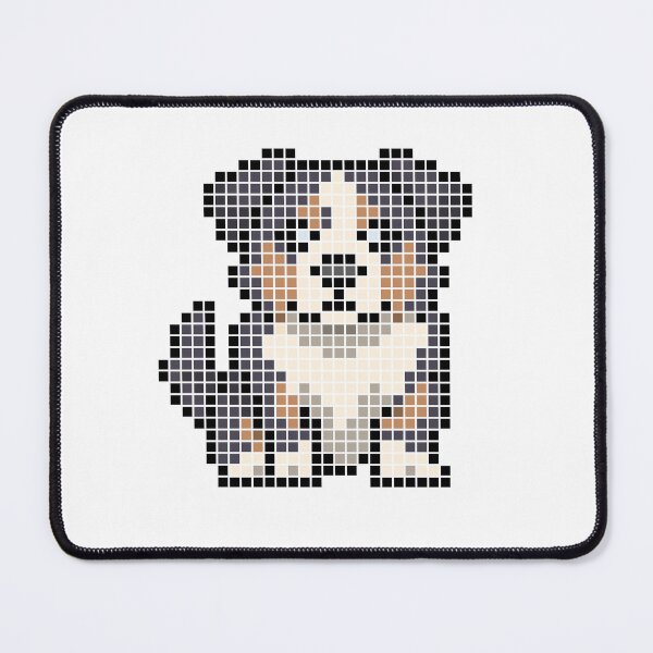 Item preview, Pixeled aussie (Blue tri) designed and sold by Brain Fart Buffet.