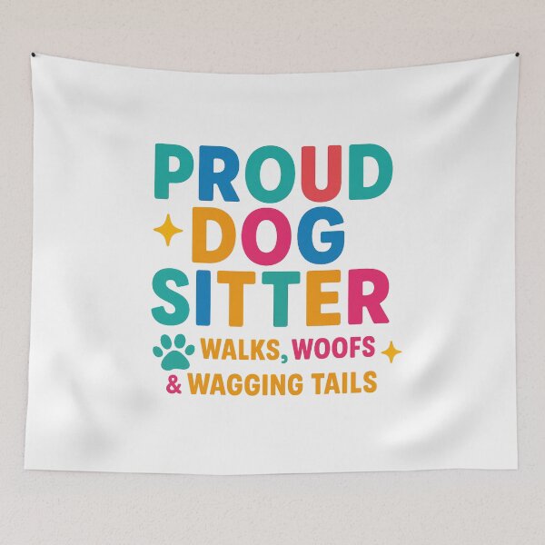 Item preview, Copia de Proud Dog Sitter – Walks, Woofs & Wagging Tails designed and sold by artnftjimmy.