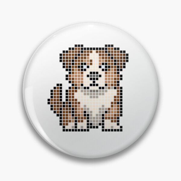 Item preview, Pixeled aussie (red tri) designed and sold by Brain Fart Buffet.