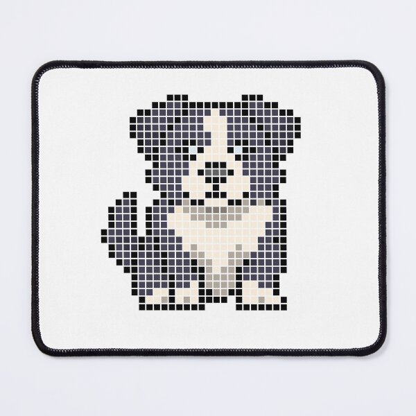 Item preview, Pixeled aussie (black bi) designed and sold by Brain Fart Buffet.