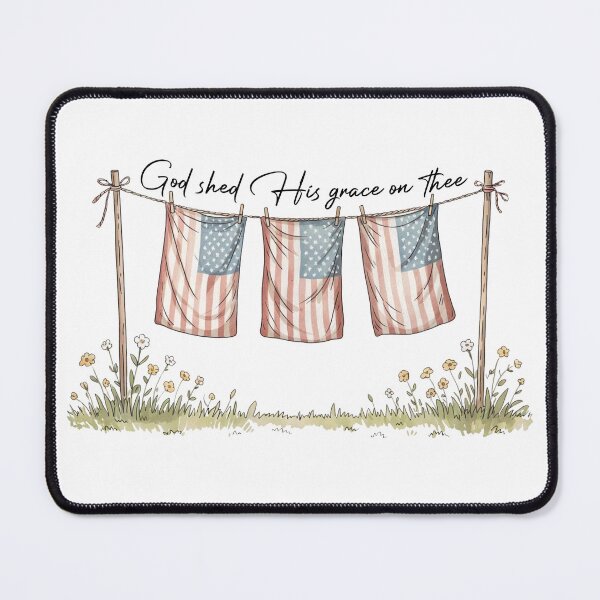 Item preview, God Shed His Grace On Thee Png, 4th of July Christian Patriotic, Faith and Freedom, Independence Day, Jesus designed and sold by DunciOcukino.