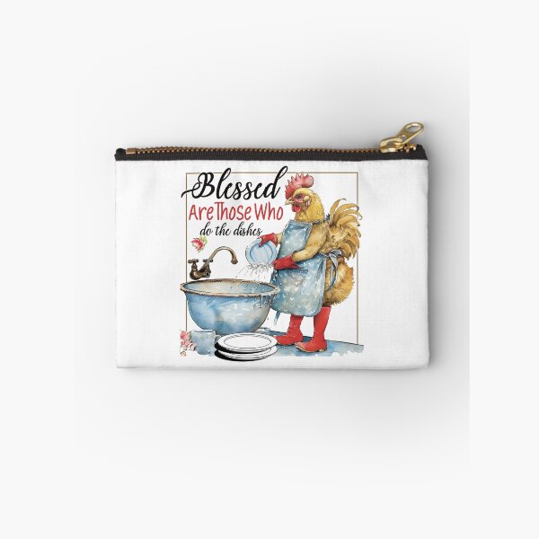 Item preview, Funny Chicken Kitchen Art - "Blessed Are Those Who Do the Dishes" Farmhouse Decor designed and sold by sornchai4917.