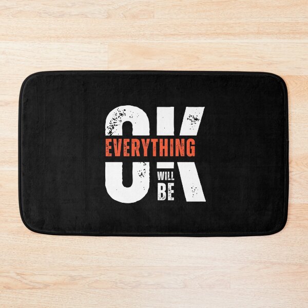 Item preview, Everything Will Be OK – Mental Health Awareness Word Art designed and sold by 2ndSketch.