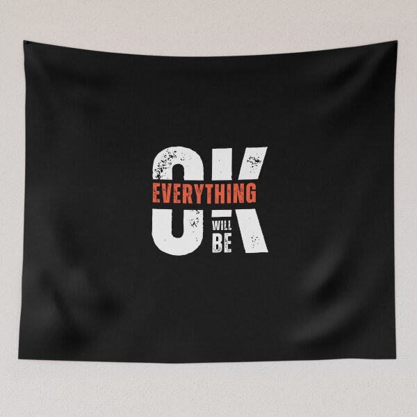 Item preview, Everything Will Be OK – Mental Health Awareness Word Art designed and sold by 2ndSketch.
