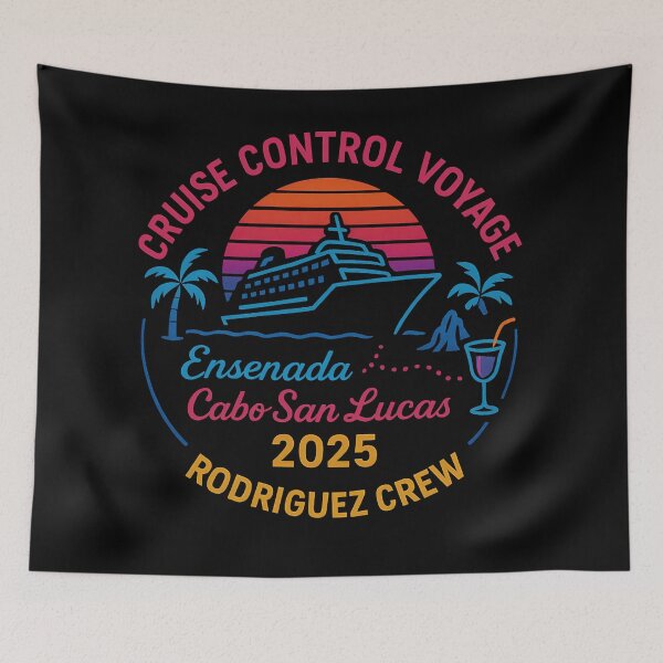 Item preview, Cruise Control Voyage: Rodriguez Crew 2025 designed and sold by My Team Designs.