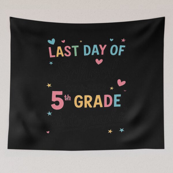 Item preview, Last Day of School Autograph 5th Grade Graduation designed and sold by MAKOPOKOShop.