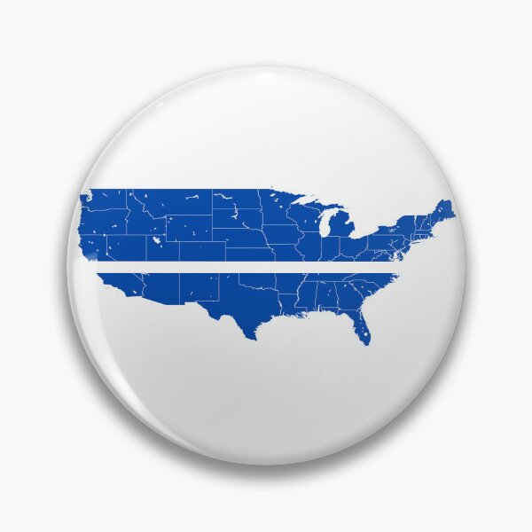 Item preview, Continental United States Thin White Line designed and sold by PhilbonianDezin.