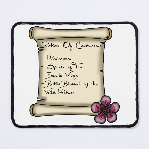 Item preview, Caduceus Potion Ingredient List designed and sold by LunarAshes.