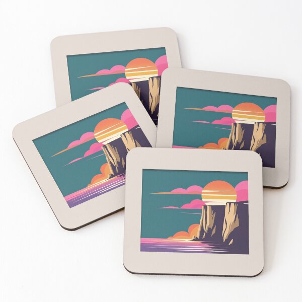 Item preview, Cliffside Sunset designed and sold by Those Stickers.